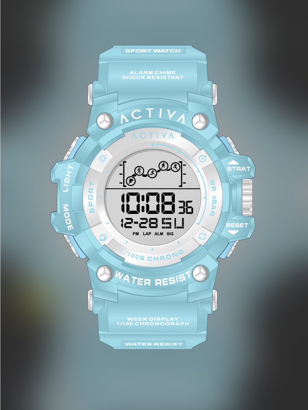 Activa X Invicta DIGITAL ESSENTIALS - Digital Men's, Women's Watch - 50mm